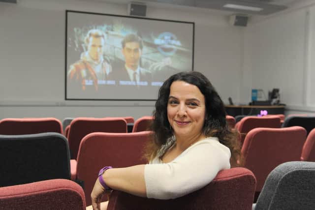 Aysegul Epengin, founder of the Portsmouth Film Society. 
Picture: Sarah Standing (170186-2555)