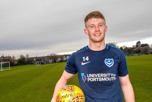 Pompey's new signing Andy Cannon Picture: Colin Farmery/Portsmouth FC