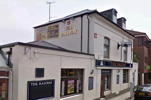 The pub was named after the railway which ran through the middle of Cosham. It previously traded as the Rocket before being refurbished in the 1990s. Was put up for sale by 2010 and demolished in 2011 to make way for apartments.