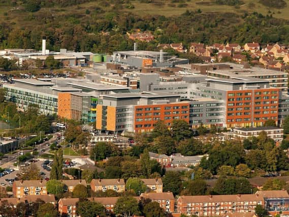 Queen Alexandra Hospital which is at the centre of the fears raised by a council leader over the impact of a no-deal Brexit scenario.