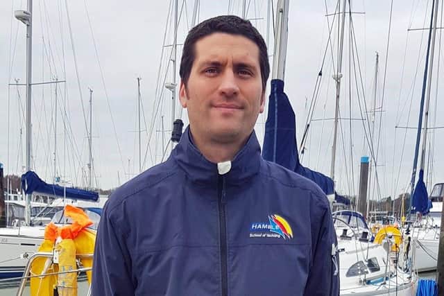 Chris Rushton, from Hamble School of Yachting