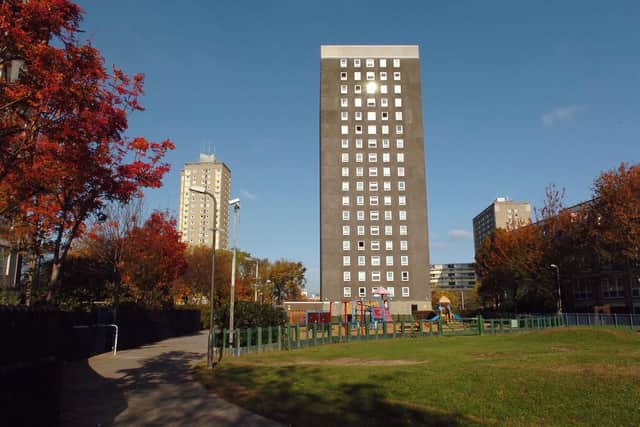 Tower blocks at Somers Town. Picture: Malcolm Wells.
