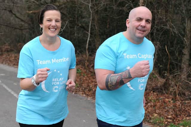 John and Katy will both be doing the Relay For Life Portsmouth. Picture: Habibur Rahman