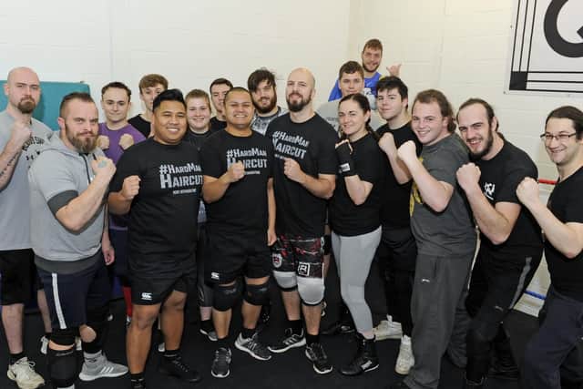 Budding wrestlers take part in the Quality Wrestling Academy opening session in Havant.