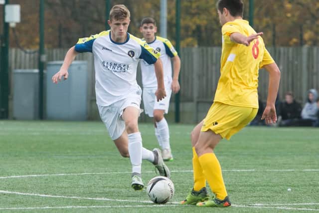New Hibernian FC player Tommy Block, who studied at Havant and South Downs College. Picture: HSDC
