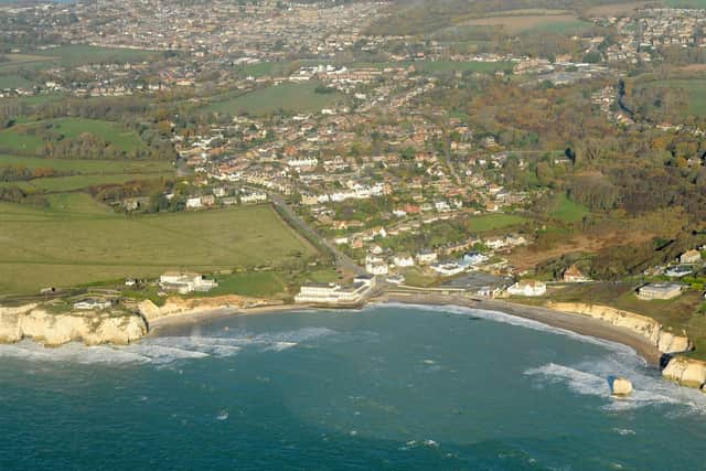 Aerial footage of the Isle of Wight. Picture: Sarah Standing (180830-344)