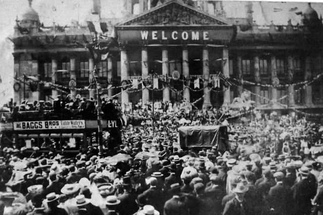 The French fleet welcomed to Portsmouth. Picture: Barry Cox Collection.