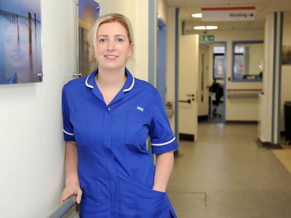 Natalie Mounter in her uniform at St Mary's Hospital, Portsmouth, part of Solent NHS Trust

Picture: Habibur Rahman