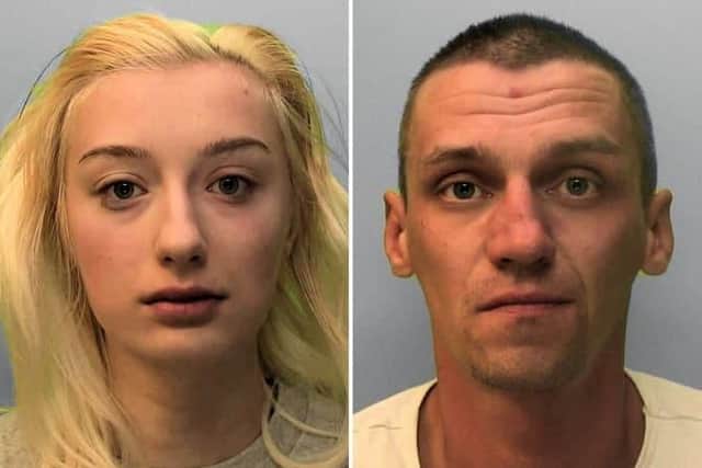 Aleksandra Kopinska and Adam Jendrzeczak have been jailed for eight years each. Picture: Sussex Police