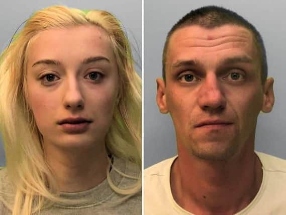 Aleksandra Kopinska and Adam Jendrzeczak have been jailed for eight years each. Picture: Sussex Police