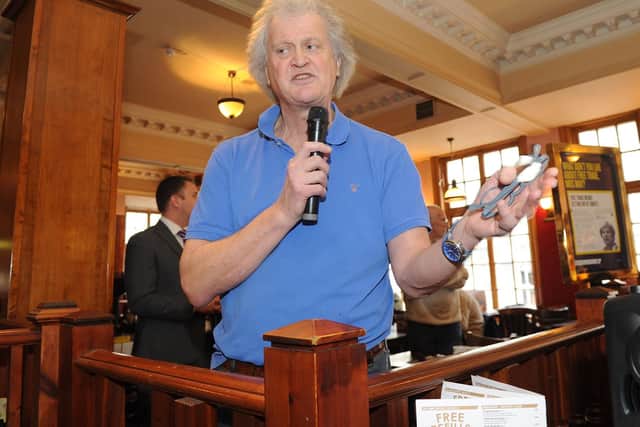 Wetherspoon founder and chairman Tim Martin at the Isambard Kingdom Brunel pub in Guildhall Walk, Portsmouth, last week. Picture: Habibur Rahman