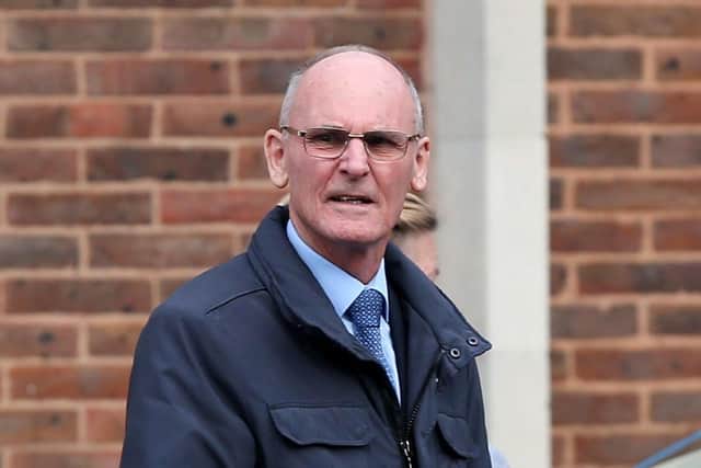 Nigel Slade after his appearance at Portsmouth Magistrates' Court