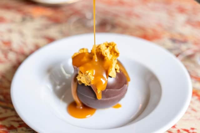 Finish your meal off with a Chocolate Bombe. Picture: Cosy Club