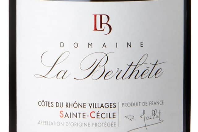 Ctes du Rhne VillagesSainte Ccile 2016, Domaine de la Berthete