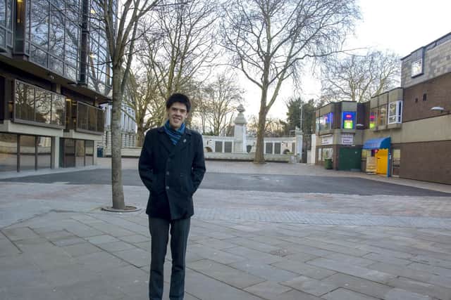 Councillor Ben Dowling stands at the former site of the old Drift in the City bar in Portsmouth