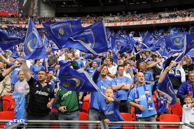 Pompey fans at Wembley in 2010 - will we see a repeat this season?