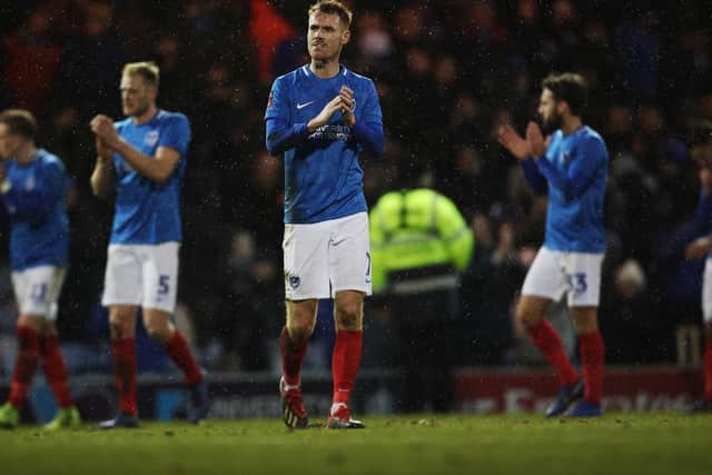 Pompey fans were pleased with the efforts of their players against QPR. Picture: Joe Pepler