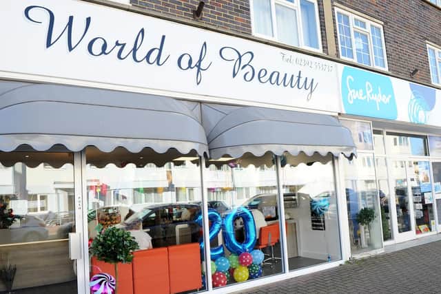 World of Beauty salon in Lee-on-the-Solent High Street
Picture: Sarah Standing (170119-6359)