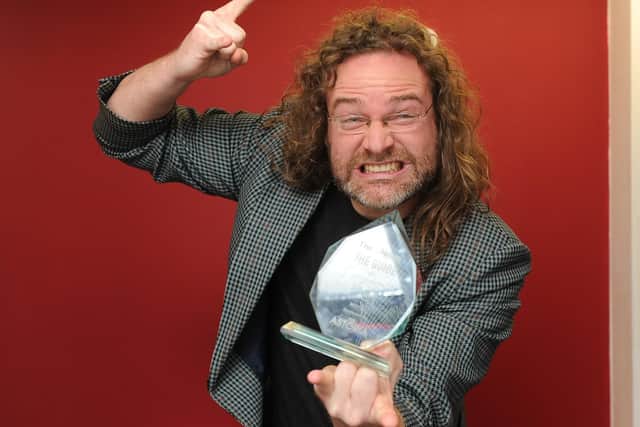 Will Chump with his award for best DJ. Picture: Habibur Rahman