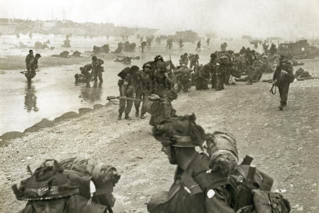 About 156,000 troops took part in the D-Day landings on June 6, 1944.