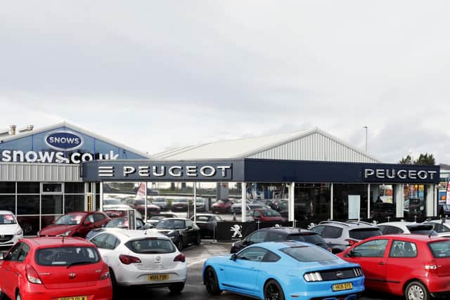 The new Snows Peugeot dealership at Walton Road, Portsmouth.             
Picture: Chris Moorhouse           (260119-7)