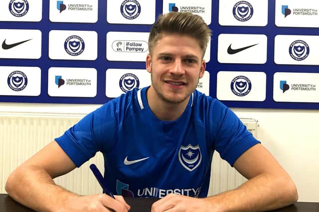 New Pompey signing Lloyd Isgrove has arrived on loan from Barnsley. Picture: Dan Smith/Portsmouth FC