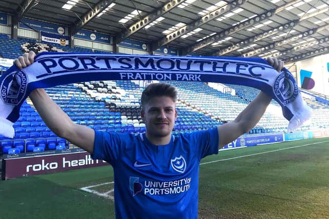 New Pompey signing Lloyd Isgrove. Picture: Dan Smith/Portsmouth FC