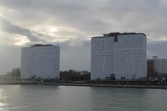 Work has also started on two nearby tower blocks. Picture: David George