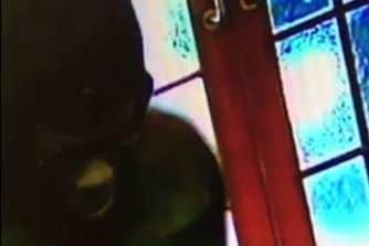 Still image from the CCTV footage released by The Groundlings Theatre
