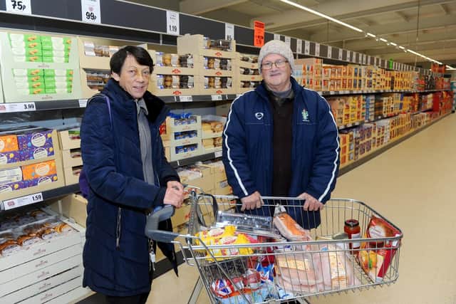 Sandra, 59, and Chris Turner, 66, from Titchfield Common hope to become regular customers at the new store.
Picture: Sarah Standing (310119-7743)
