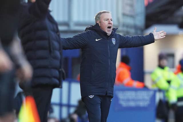 Pompey manager Kenny Jackett. Picture: Joe Pepler