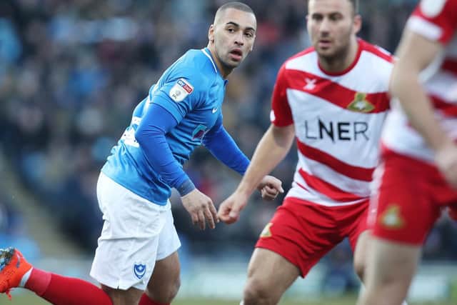 James Vaughan made an encouraging debut against Doncaster. Picture: Joe Pepler