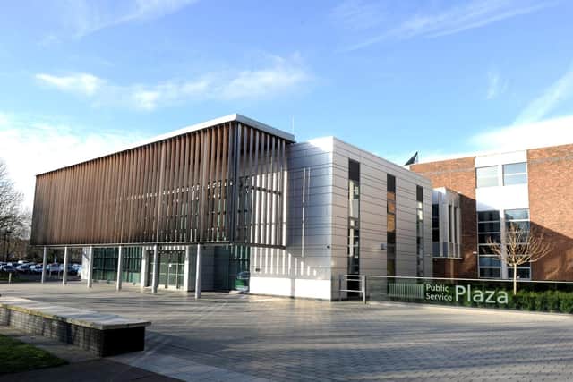 The Public Service Plaza - which contains Havant Borough Council's offices - and played host to last night's budget meeting. Picture: Allan Hutchings