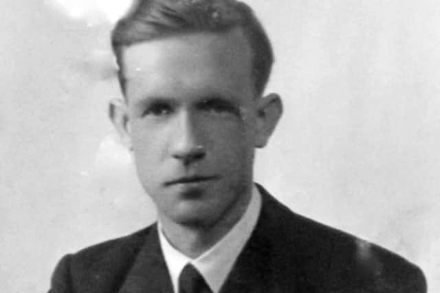 jpns 060618 rw Adam MacleodAdam Macleod when a lieutenant commander in the RNVR 1944.