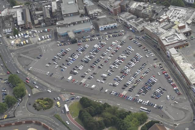 Cascades car park in Portsmouth that is the former site of the Tricorn. Picture: Methuselah Tanyanyiwa