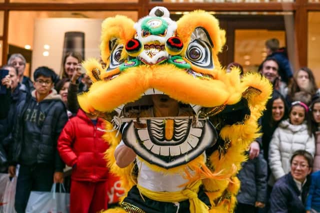 Celebrations for the Chinese New Year at Gunwharf Quays