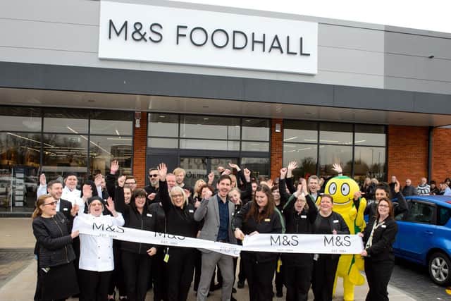 The opening of M&S Foodhall at Brockhurst Gate Retail Park in Gosport