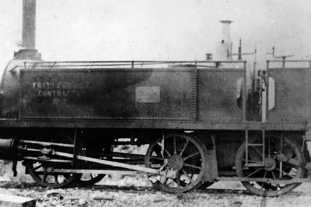 This locomotive is believed to have been one of the first that ran from Havant to Hayling Island on the Billy line.  Photo: Barry Cox collection.