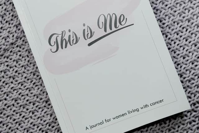 Emily Warden (34) from Hilsea, has written a journal called This Is Me along with other ladies, who have used the Wessex Cancer Trust local support centre in Cosham. Emily was diagnosed with womb cancer in 2016 when she was thirty-one.Picture: Sarah Standing (070219-8760)