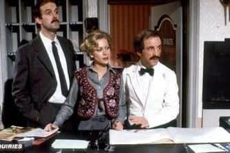 The Fawlty Towers cast - some of the language and stereotypes from the mid 1970s would be unacceptable today