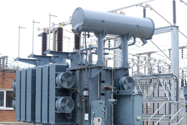 Some of the new equipment that has been brought into the substation near Fort Widley to improve Portsmouth's electricity network.

Picture: Sarah Standing (080219-850)