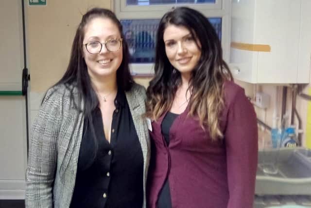 Children's Parliament founders, Leah Benford (left) and Caroline Brennan (right).