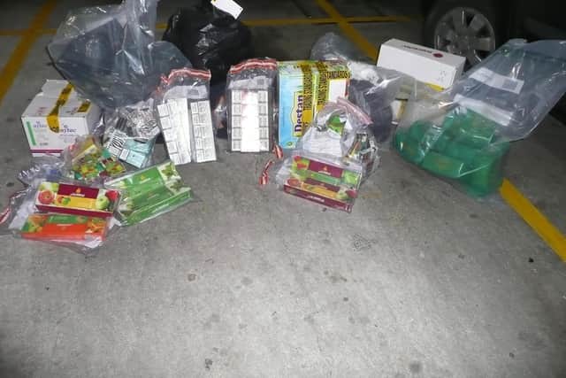 Illiegal tobacco products seized from DLight Mini Mart in 2018