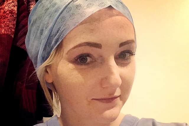Nursing student Becki Chalk