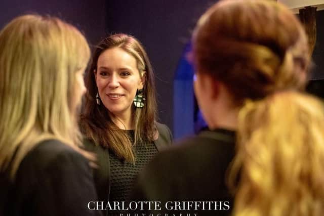 Lauren De Vries, from Cosham, at her new networking group LDV Hub. Picture by Charlotte Griffiths