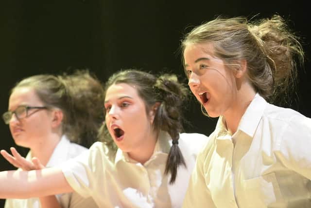 Trafalgar School, London Road, Hilsea, Portsmouth on Day 1 of Rock Challenge 2019