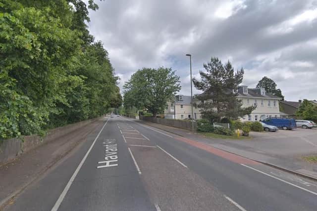 Havant Road, in Emsworth, where the fire took place last night. Photo: Google.