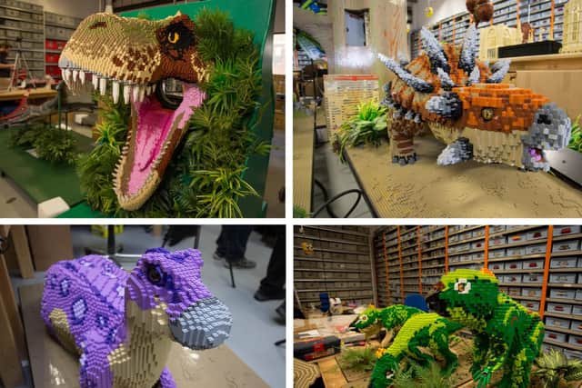 LEGO dinosaurs will be stomping their way into Marwell Zoo this Spring. Pictures: Habibur Rahman