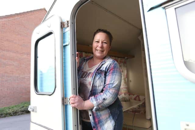 Becky Catchpowle has a vintage caravan on her drive which she used to use as an AirBnB - she was told she was not allowed a couple of years ago and has since offered it for the use of the homeless when it gets cold

Picture: Habibur Rahman
