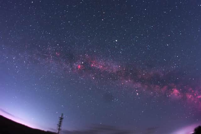 The dark sky at Butser Hill, Hampshire. Picture: Daniel Green